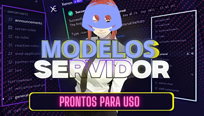 [Novos]  Pack De Modelos Servidores Discord