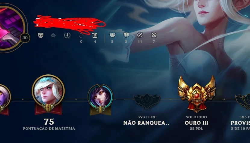 Conta League Of Legends