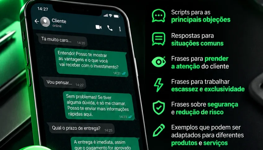 🔥 48 Scripts de Vendas para WhatsApp