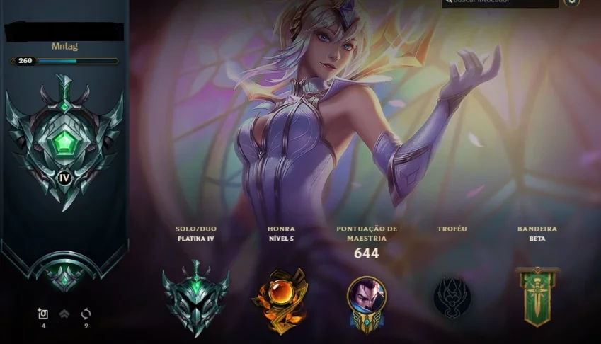 CONTA PLATINA (BR) COM TODOS OS CAMPEÕES