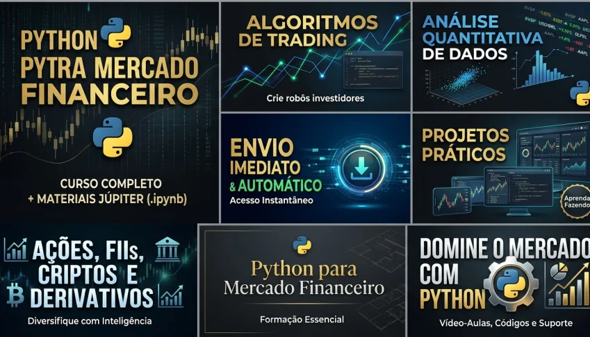 Curso Python Para Mercado Financeiro - Envio Imediato