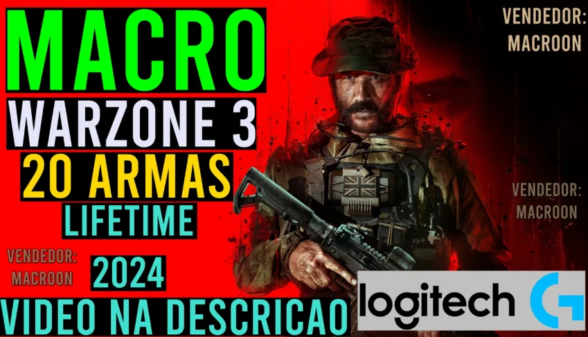 Macro - Call Of Duty Warzone 3 - Mouses Logitech (Vitalicio)