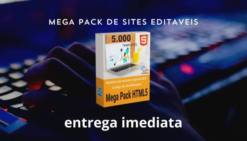 Pack 5 Mil Temas Html/Css/Js Editaveis