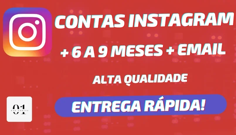 CONTAS INSTAGRAM + 6 A 9 MESES [ALTA QUALIDADE]  +2FA +EMAIL