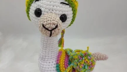 Lhama de crochê