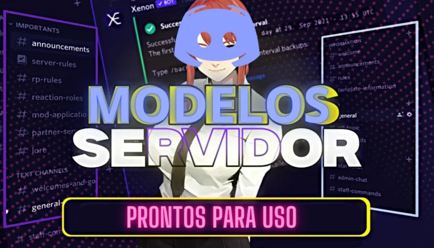 Pack De Modelos Servidores Discord