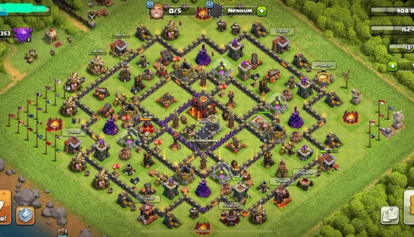 CLASH OF CLANS CV10 - RECENTE