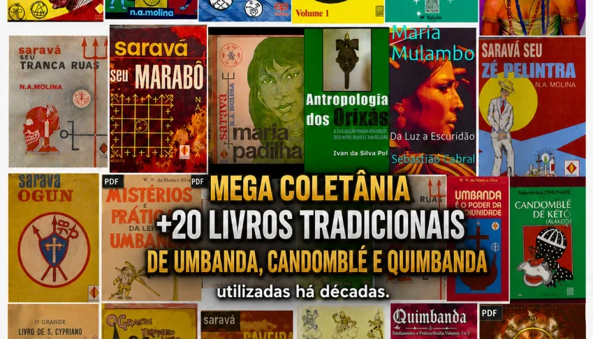Mega Coletânia 20 Livros Umbanda, Candomblé E Quimbanda