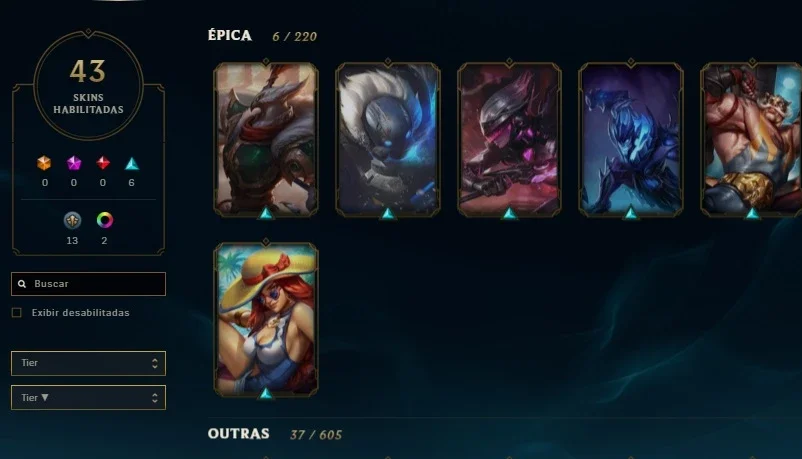conta league of legends (LOL)