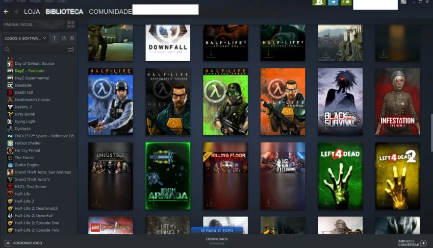 Conta Steam 50 Jogos