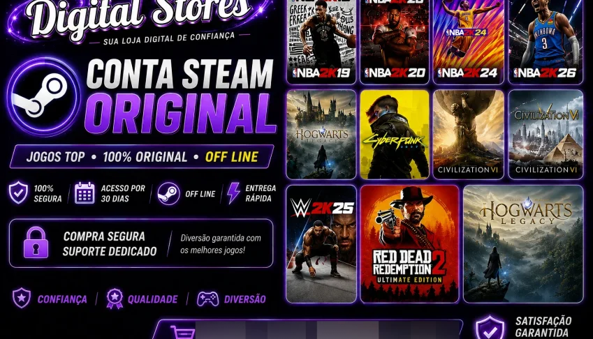 Jogos Steam Offline - Entrega Imediata
