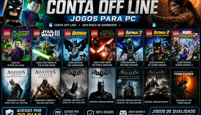 Conta de Jogos Steam Offline - Entrega Imediata