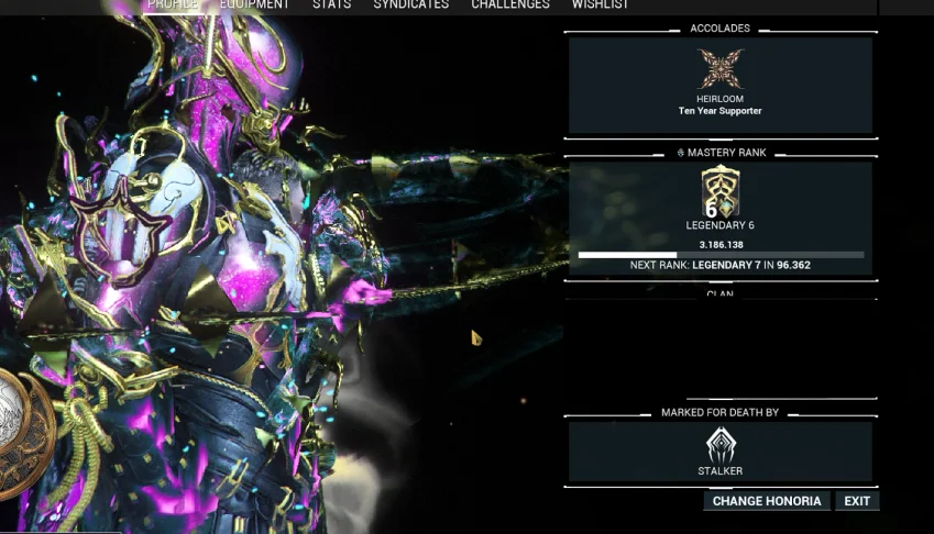 Warframe – Legendary Rank 6 (Lr6) Account | Est. 2014 | Full