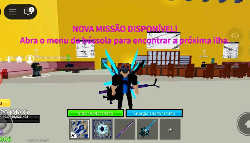 Conta blox fruts muito rara é Barata