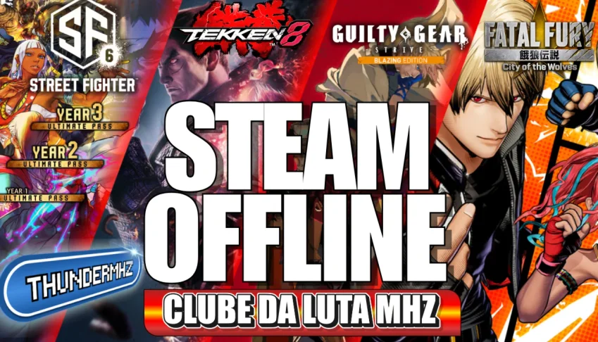 Street Fighter 6 Years 1-2 e ANO 3 - Conta PC STEAM OFF