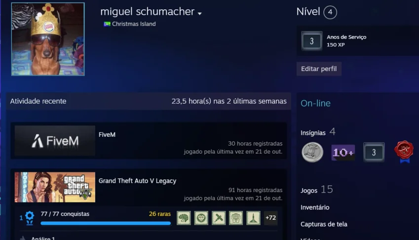 Conta Steam