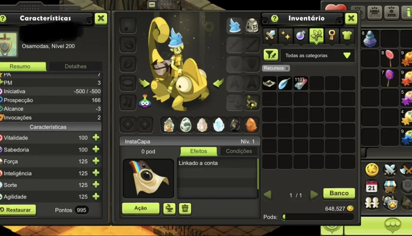 Conta dofus servidor blair