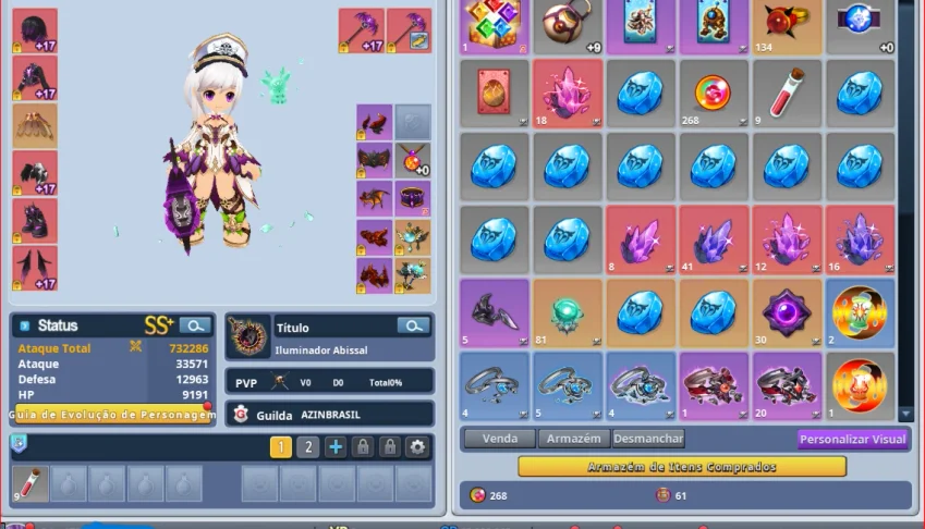 Conta Grand Chase Classic 700k+