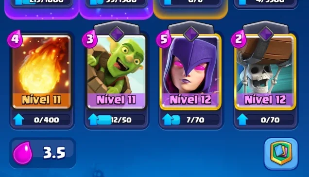 conta clash royale