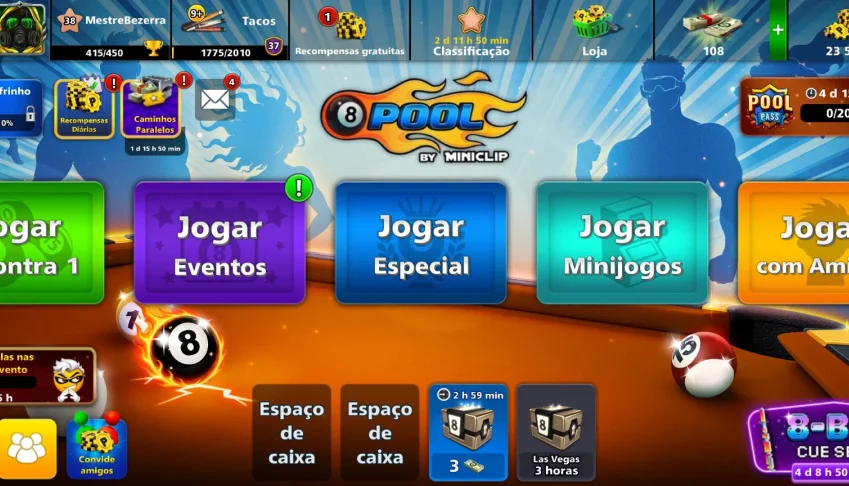 8 Ball Pool Nv 38 🎱 108 Cash/Notas + Tacos de Evento e +