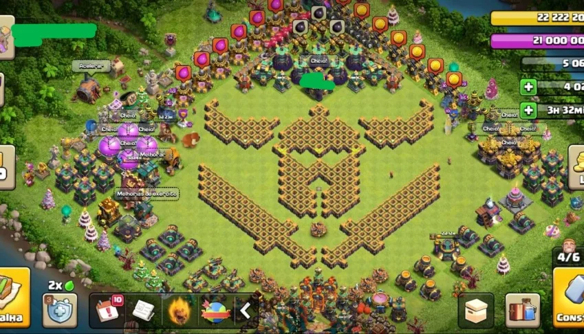 Conta Clash Of Clans Cv14