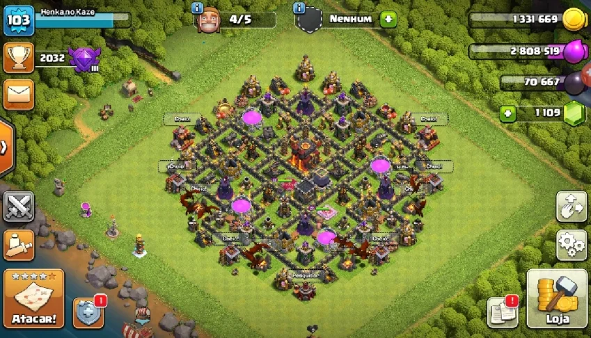 CLASH OF CLANS CV9 FULL
