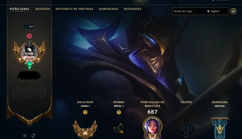 Conta Lol - Todos Os Campeões + 173 Skins - Full Acesso