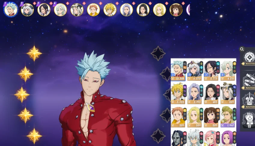 Ban P6 + Elizabeth + Merlin + Meliodas