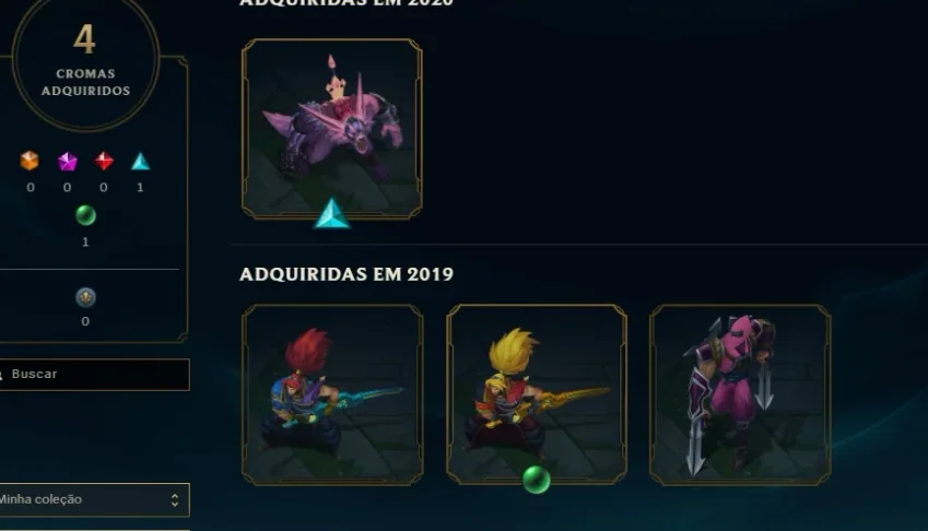 CONTA DE LOL