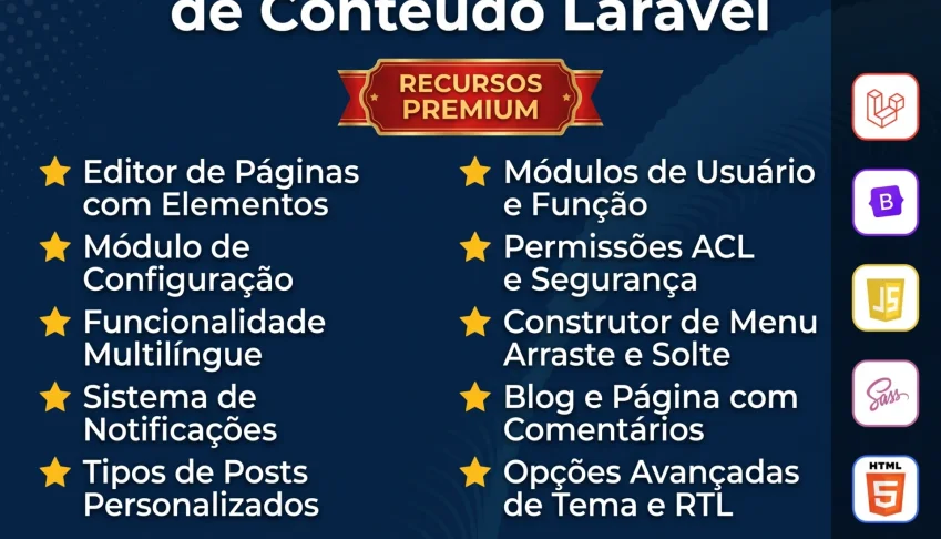 W3CMS Laravel: O Sistema para Criar Sites