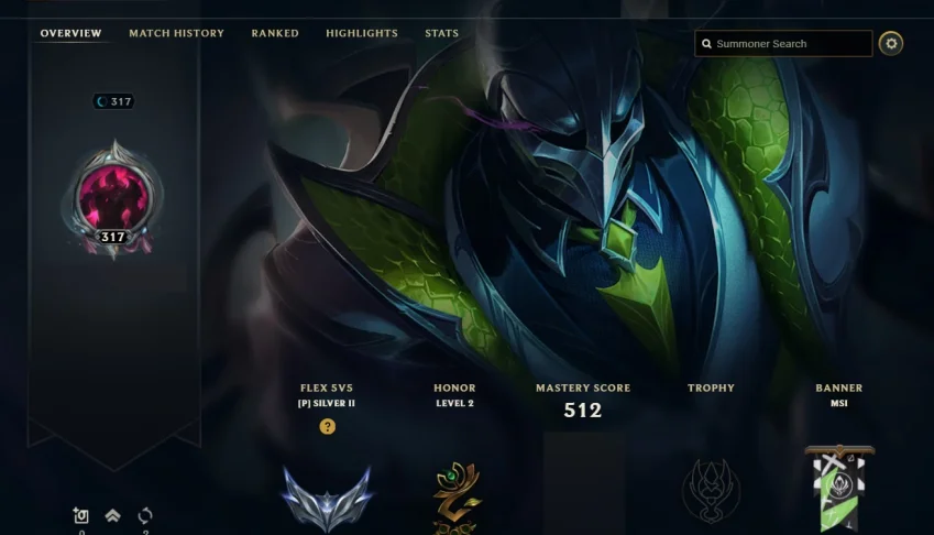 Conta League of Legends MMR Diamante