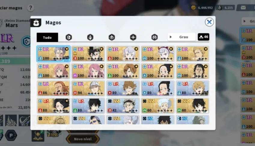 Conta Black clover m
