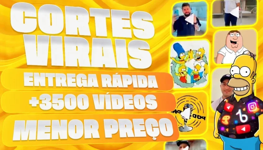 [Menor Preço] Pack De +3.5K Cortes/Vídeo Virais! Prontos!!