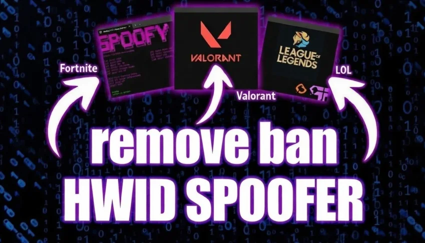 Spoofer Hwid Vitalício 2026 Valorant, Fortnite, Warzone