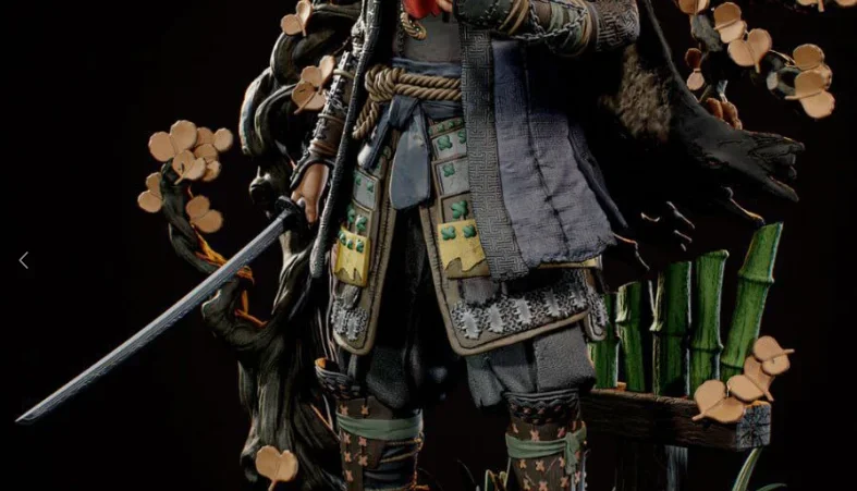 ghost of tsushima 3d stl