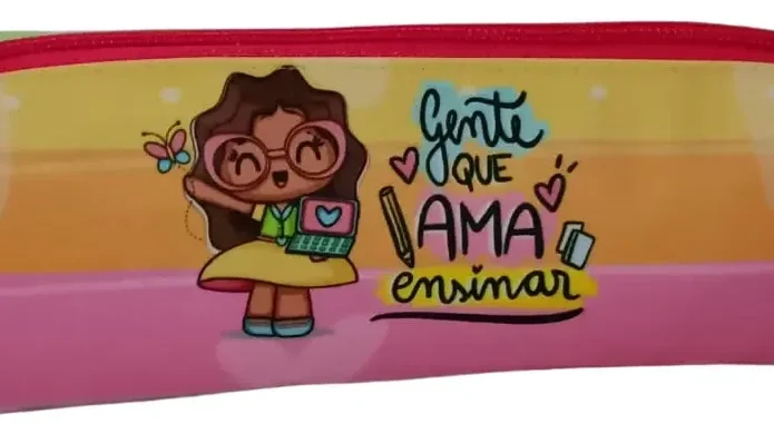 Kit 12 Estojos Personalizados para Professores
