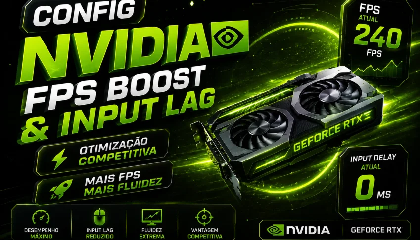 🔥 Config Nvidia Insana | Input Lag + Fps Boost ⚡