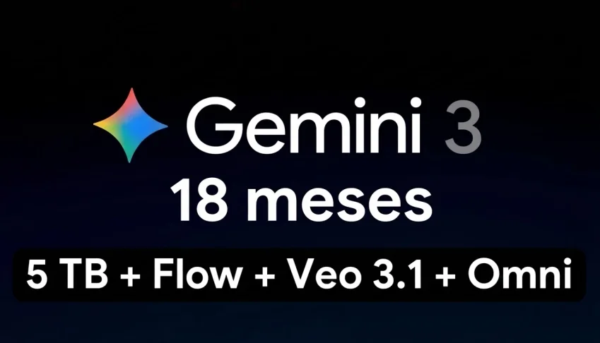 [PROMO] Gemini 3 Pro + 5TB + Veo 3.1 + Flow  30 dias