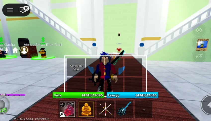 Conta muito boa de blox fruits