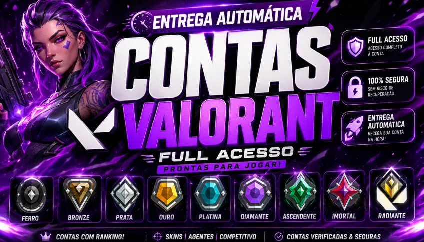 CONTA VALORANT LEVEL 20 - PRONTA PARA COMPETITIVO