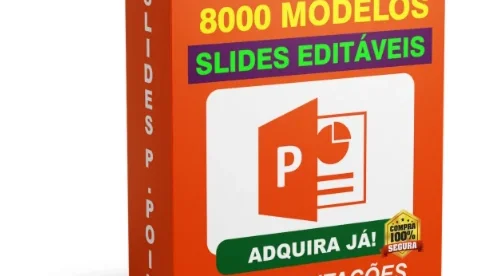 +8.000 Slides Prontos Power Point Comerciais Editáveis