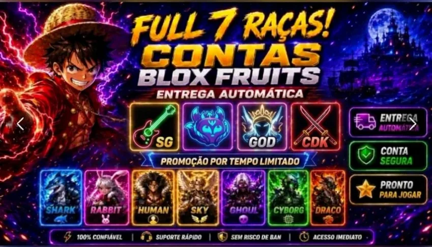 Lvl 2800 + God + Cdk + Sg + 7 Raças V4 Full Gear+Kitsune