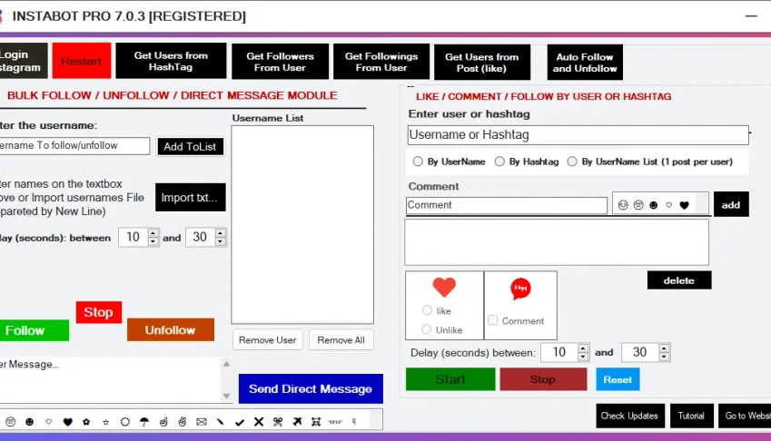 Instabot Pro 7 - Lic. Anual