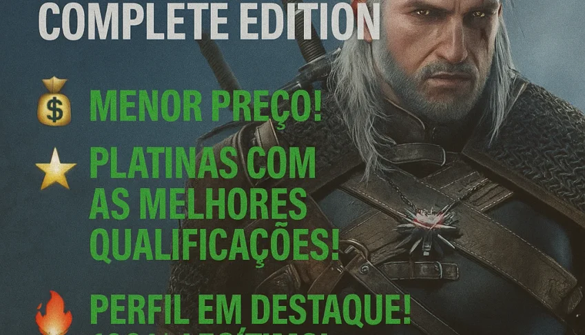 The Witcher 3: Wild Hunt - Complete Edition - PLATINA(PS4/5)