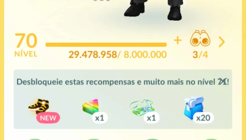 Conta Pokemon Go Level 70