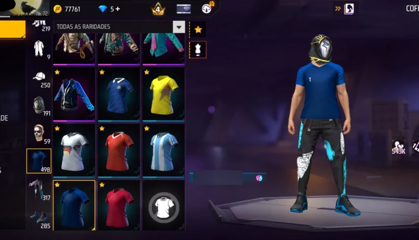 Conta nível 72, 11k de like, barbinha, sombra roxa