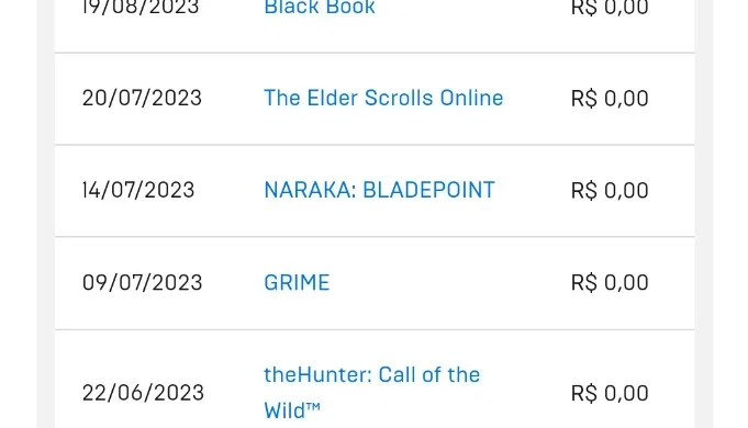 Epic games conta  venda