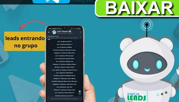 💥Robô de Leads Teleg, Add membros nos grupos