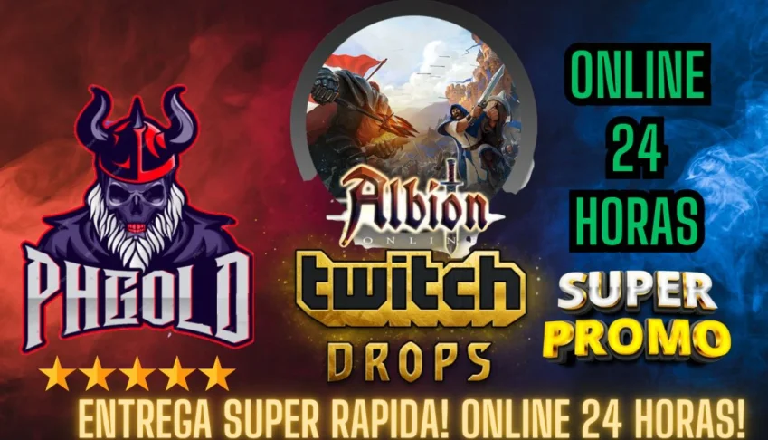 Twitch Drops - Albion Online - Vários Drops diferentes - Onl