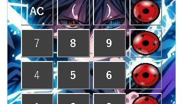 App Calculadora Temática Sasuke Em Excel Vba